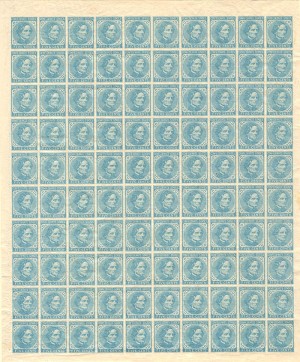 Uncut Confederate Stamp Sheet